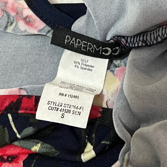 Papermoon SMALL Basima Back Detail Knit Top - Stitch Fix Cross Back Strappy Tank - Picture 8 of 10